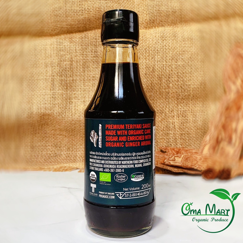 Nước tương Teriyaki hữu cơ PBFarm 200ml