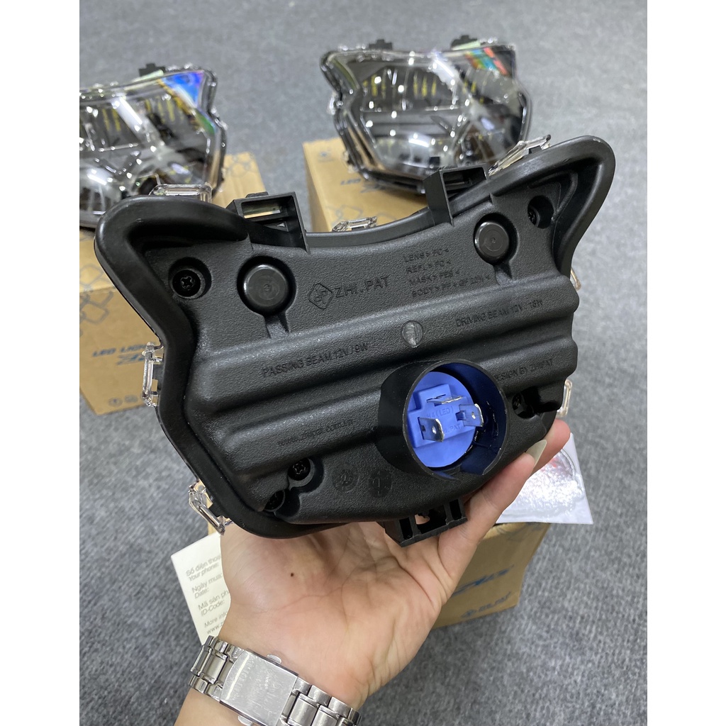 Đèn Pha led 2 tầng Vision 2021 2022 - Hàng chính hãng mới - chóa đèn pha led vision 2021 110 - Zhipat