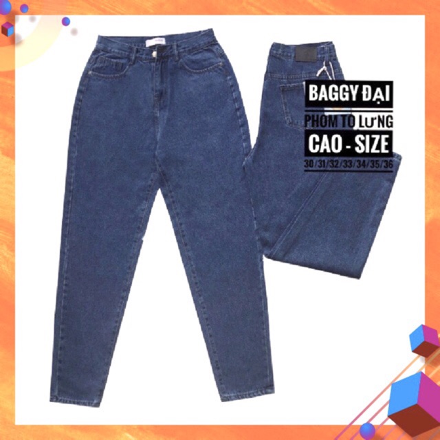 [Size 30~35] Quần Baggy Cotton Form Rộng TO DÀI, Tôn Dáng Eo cao Trên rốn