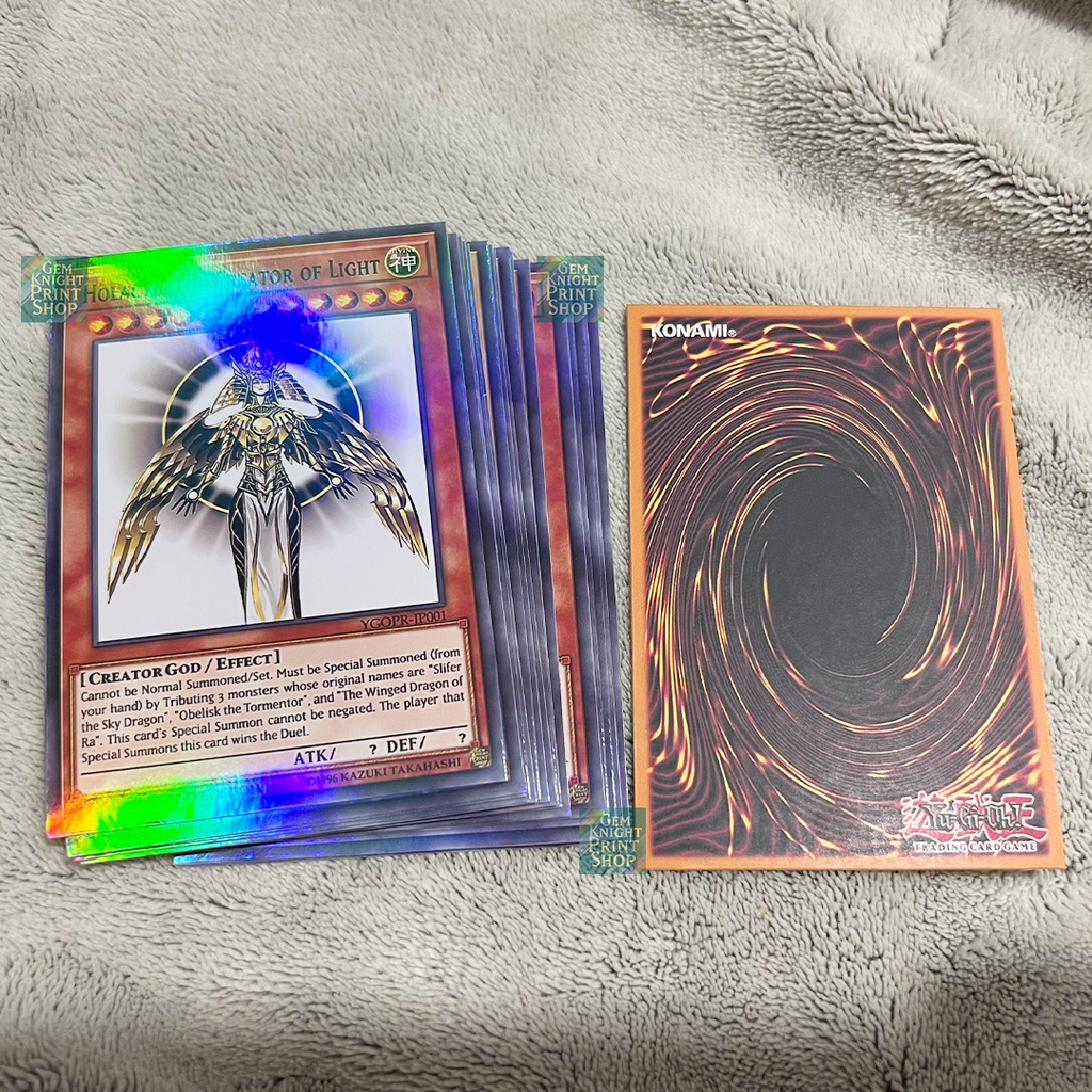 Bộ bài Yugioh - Combo 3 Vị Thần - God Pack Rainbow Foil