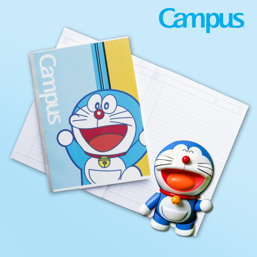 Vở CAMPUS kẻ ngang 80,120, 200 tr DORAEMON SMILE- TOP2 SHOP