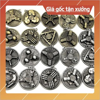 Móc khóa khiên xoay logo