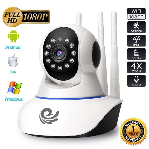 [ SALE SẬP SÀN ] CAMERA IP WIFI CARECAM 3 RÂU CC1021 - FHD1080 - 2.0Mps