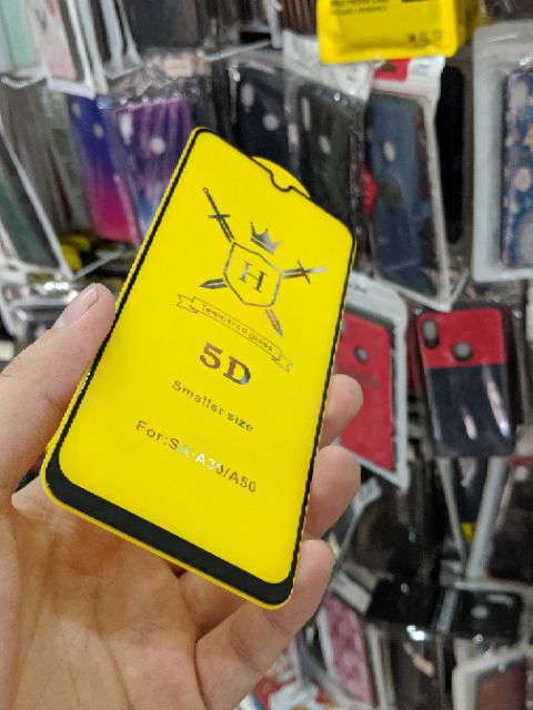 Cường lực Samsung Galaxy A50 / A50s / A20 / A30 / M30 full màn 5D thế hệ mới trơn mượt viền mỏng