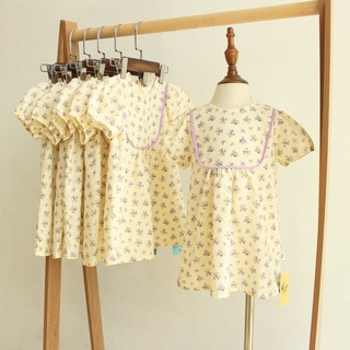 Váy bé gái, Đầm bé gái chất vải mềm mát thấm hút mồ hôi tốt cho bé từ 7kg tới 17kg