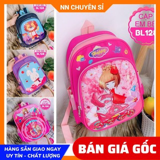 Balo cho bé trai bé gái đi học mẫu giáo mầm non BL128 ⚡100% ẢNH THẬT⚡ siêu nhẹ chống thấm nước