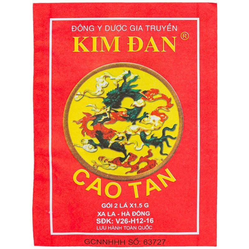 CAO TAN KIM ĐAN (1 gói 2 miếng)