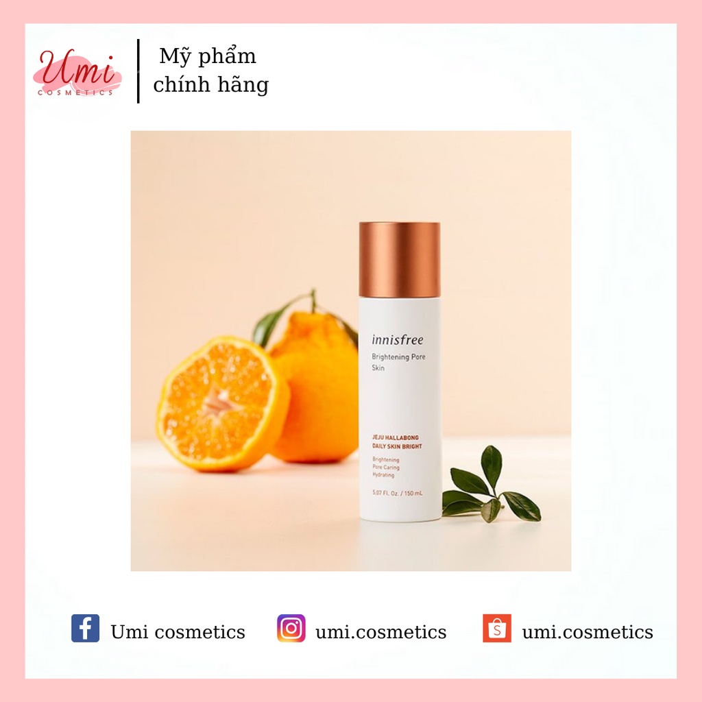 Nước hoa hồng Innisfree Whitening Pore Skin 150ml