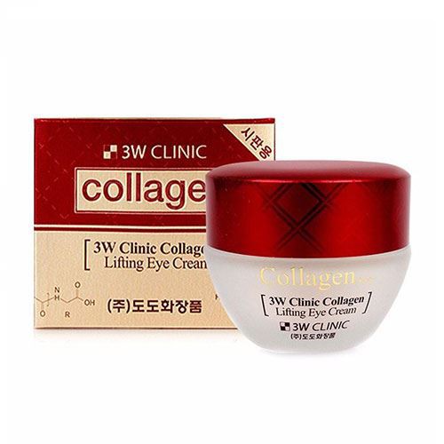 Kem Mặt 3W Clinic Collagen + Whitening Cream ( Đỏ + Trắng ) 60ml
