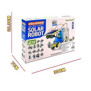 Bộ lắp ráp Robot năng lượng mặt trời 14 in 1 (Solar Robot Education Kit)