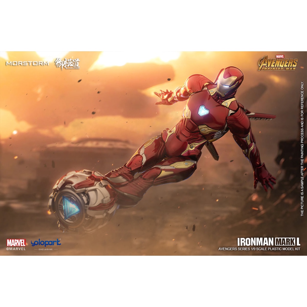 Mô Hình Lắp Ráp E-Model x Morstorm 1/9 Ironman Mark50 MK50 Deluxe Version