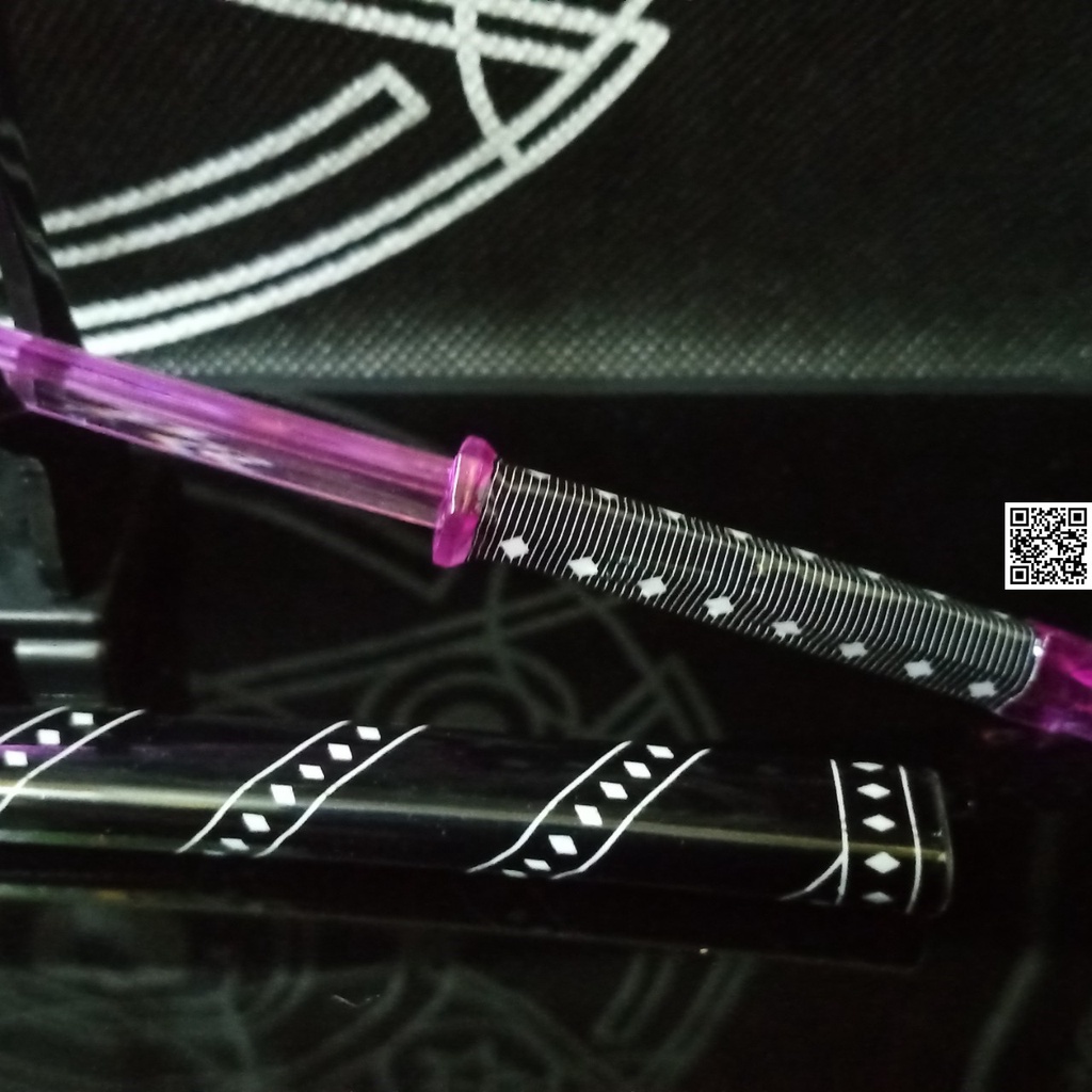 Mô hình Kenshin kiem katana nihonto PVC trong tím nguyên tố hắc ám Demon Slayer 1913