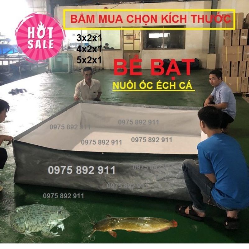 Bể bạt nuôi ươm cá kiểng , cá koi , ốc ếch lươn