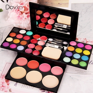 [Hàng mới về] Hộp phấn mắt/ má hồng/ son môi trang điểm đa năng tiện dụng dành cho người mới bắt đầu