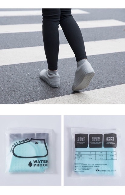 Bao Trùm Giày - Ủng - Áo Mưa Đi Mưa Cho Giày Trong Suốt - Silicon | BigBuy360 - bigbuy360.vn