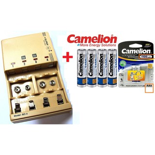 Bộ sạc và 4 pin sạc AAA 1100mAh Ni-MH Rechargeable Battery 1.2V CAMELION