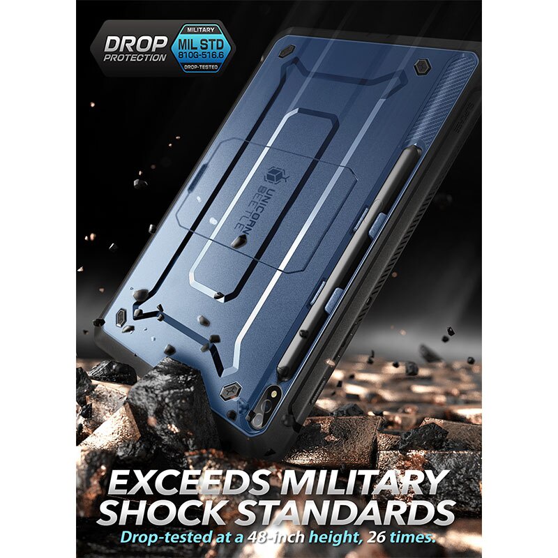 Bao da máy tính bảng nhám SUPCASE bảo vệ toàn diện ub pro dành cho samsung galaxy tab s7 fe case 12.4 inch 2021
