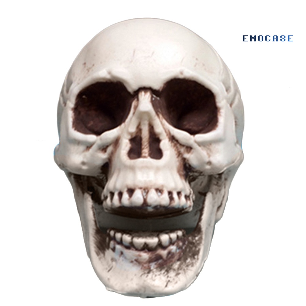 Đầu Lâu Nhựa Mini 5cm Trang Trí Halloween