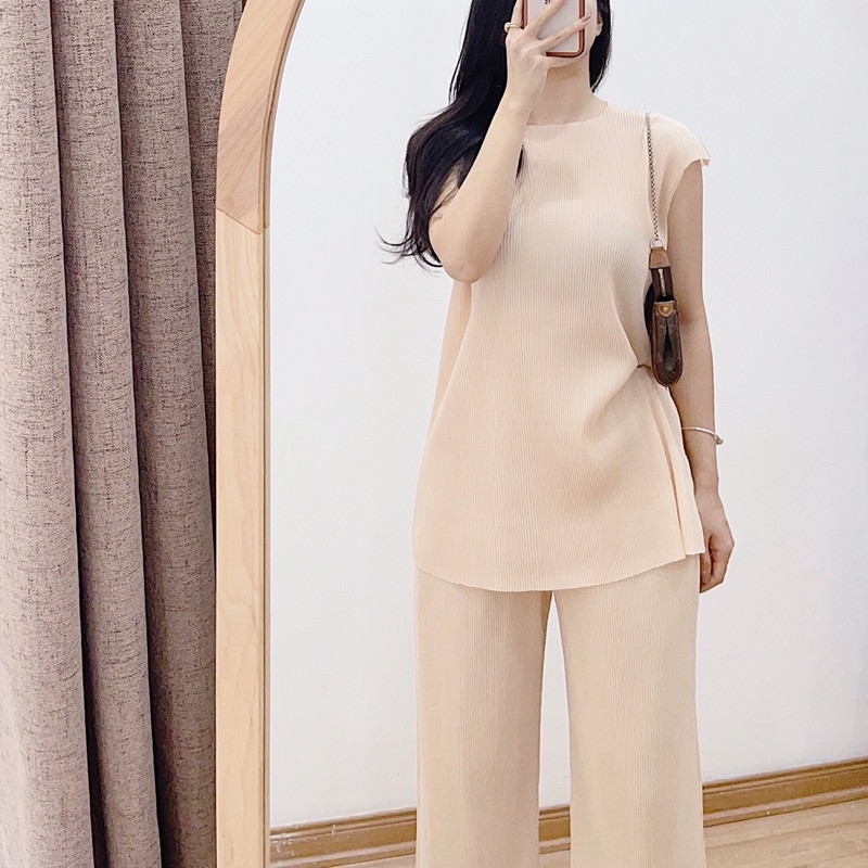 ( Ảnh thật ) S0438 Set dập ly áo và quần xuông | BigBuy360 - bigbuy360.vn