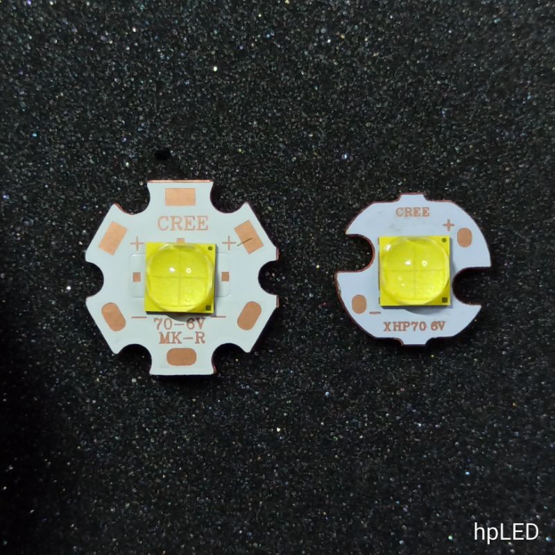 Led Cree chính hãng đế đồng 2 trong 1 XHP70  XHP70.2 XHP70B 6/12V 30W 5000lm