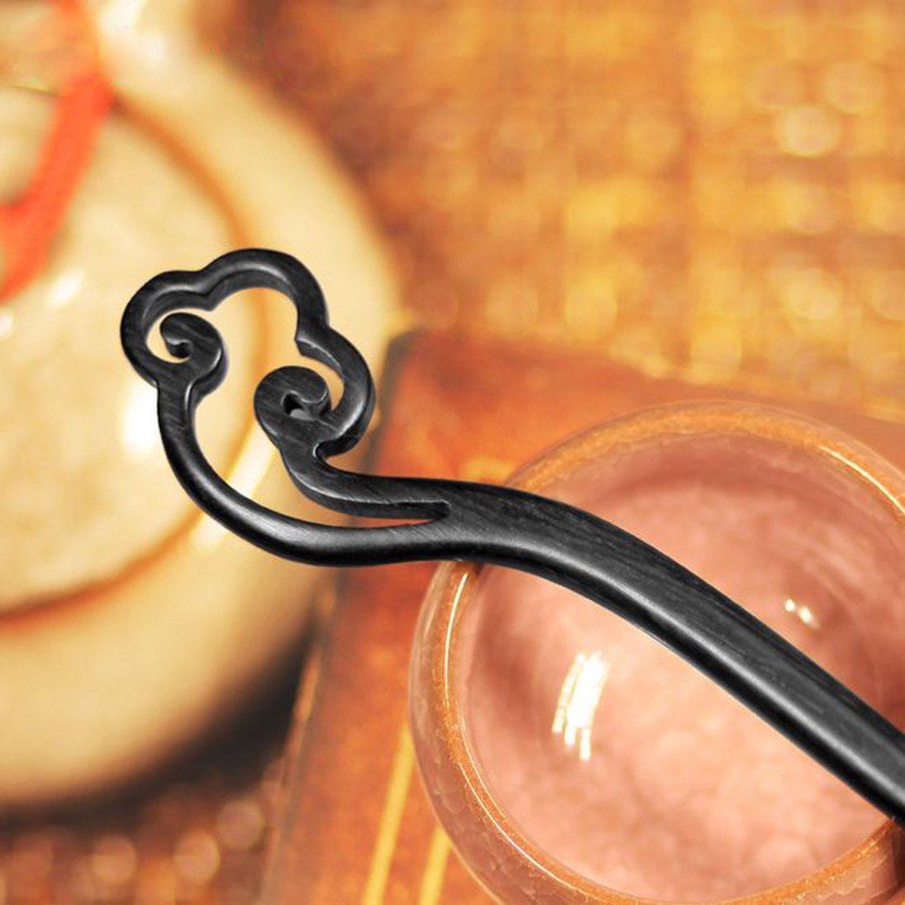 [Hàng mới về] Trâm cài tóc bằng gỗ đàn hương phong cách retro cho nữ