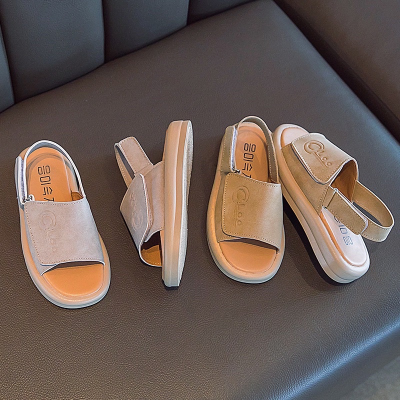 Sandal cho bé Cloo chất da lộn chống trơn trượt hàng Quảng Châu