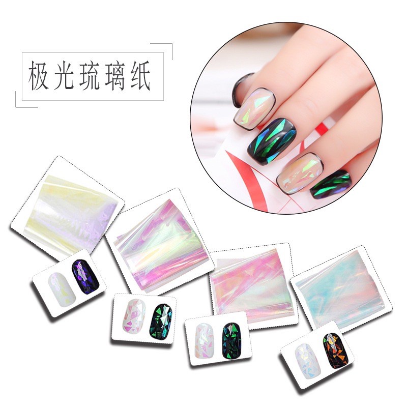 bóng kính skinnail ánh bẩy sắc cầu vồng khay 12 ô đầy đủ màu sửa dụng thiết kế móng thiết kế mẫu nail dễ dàng tiện dụng.