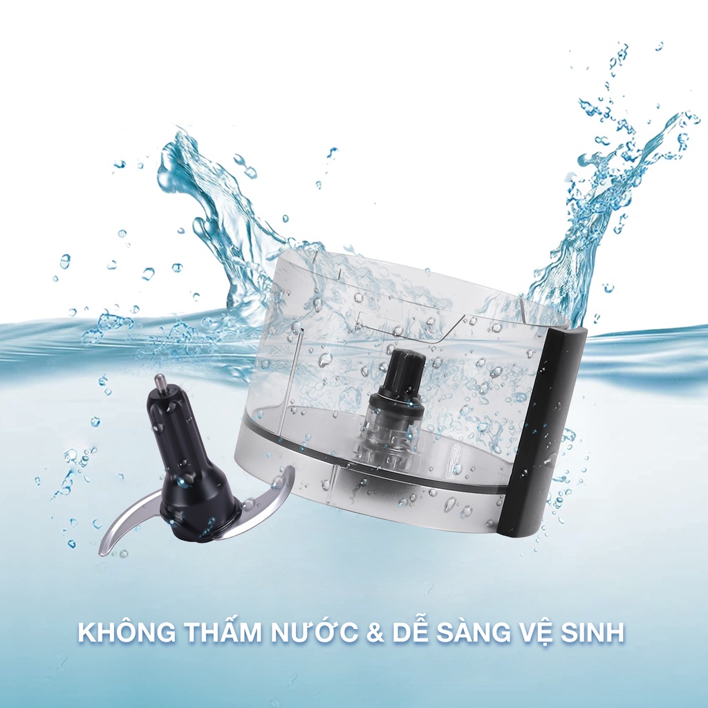 Máy Xay Đa Năng Chính Hãng Từ Đức Lebenlang - Công Suất 400W - Dung Tích Cối 500ml - Bảo Hành 24 Tháng