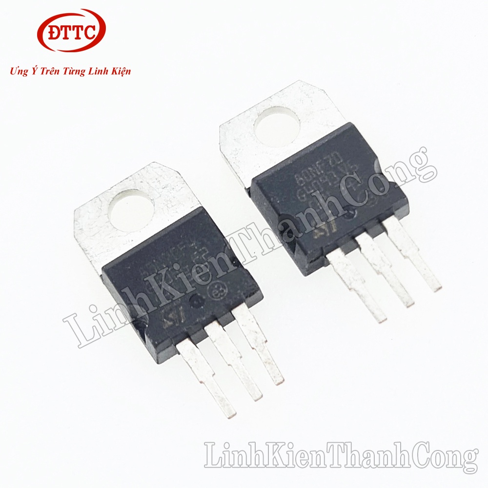 MOSFET 80NF70 N-CH 80A 70V TO220 Tháo Máy