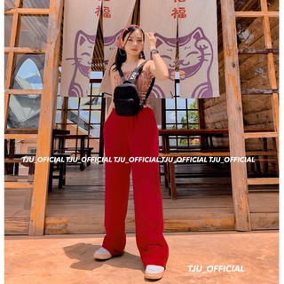 Quần suông eo chun