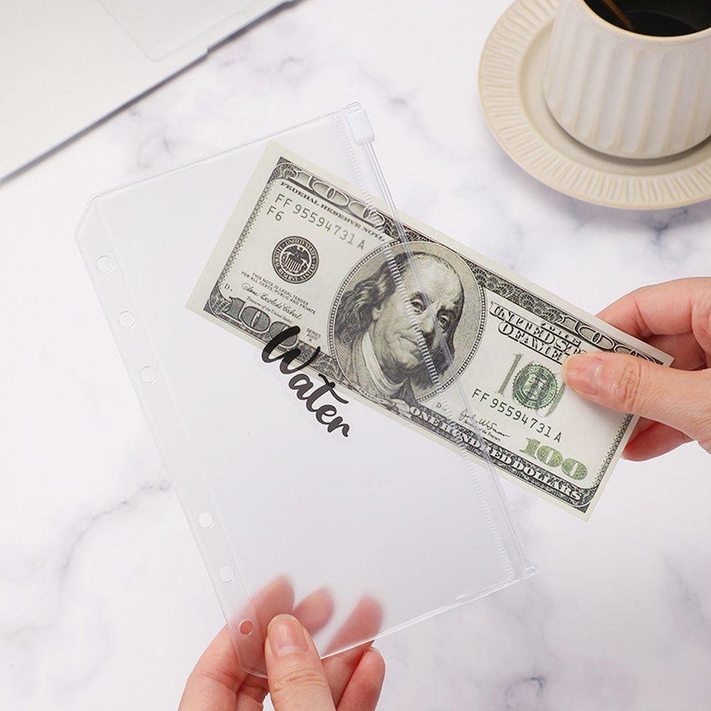 LLOYD Sổ Tay Bìa Da PU Có Khóa Kéo Khổ A6 Tiện Dụng Cho Văn Phòng / Trường Học