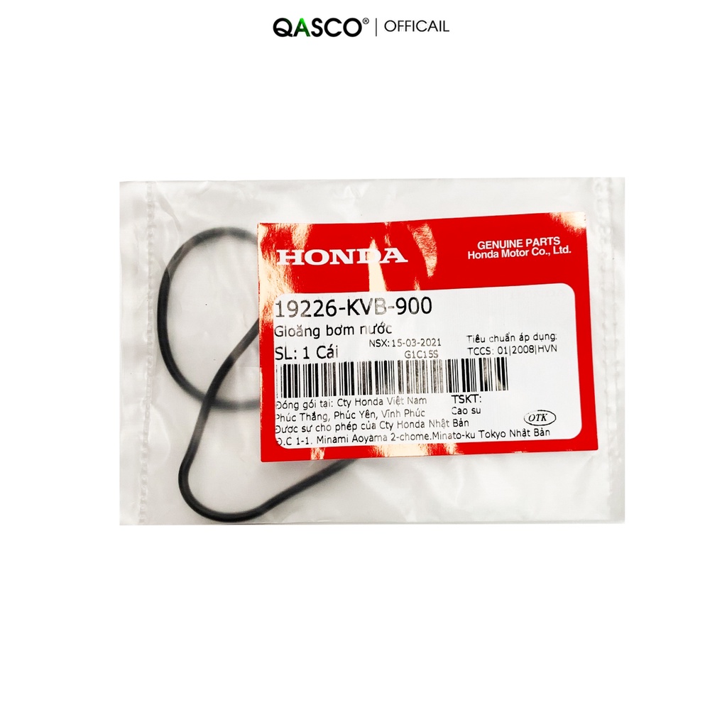 Gioăng bơm nước HONDA Air Blade 110 / Click  QA(19226KVB900) _( 1508)