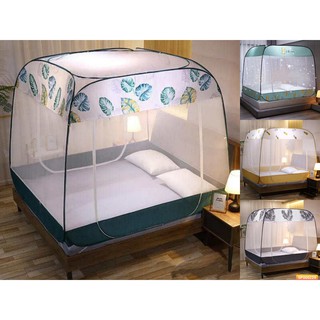 {HÀNG NK- HÓT 2020} Màn khung, màn bung 3 cửa màn họa tiết/ mùng khung/ mùng bung/ màn chụp