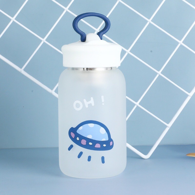 Bình Thuỷ Tinh Nhám Kèm Túi Chống Sốc Và Lọc Trà | BigBuy360 - bigbuy360.vn