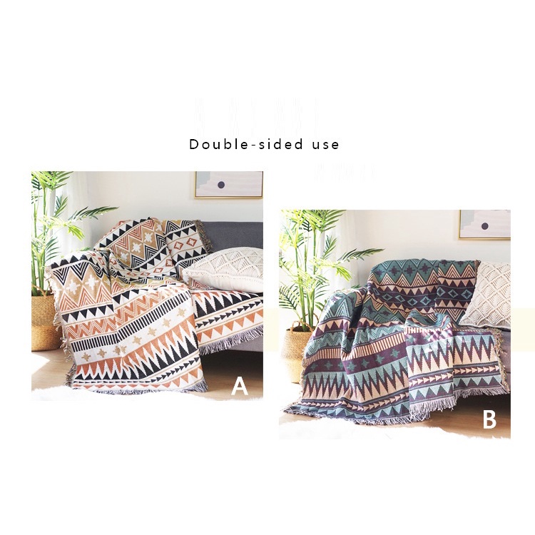 [ Loại 1 ] Khăn Thảm Phủ Sofa chống bụi bẩn, Mền đắp thư giãn, Thảm Sofa Phòng Khách Loại Một SBK152