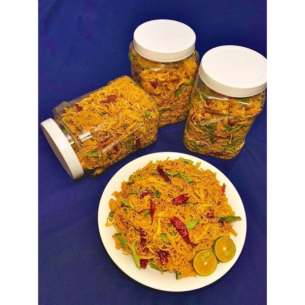 Khô gà lá chanh 1kg 2 hộp (giao hoả tốc HCM)