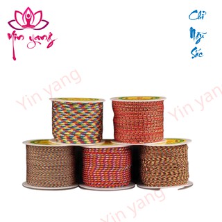 [CUỘN LỚN 100M] Chỉ Ngũ Sắc May Mắn- Yinyang Shop