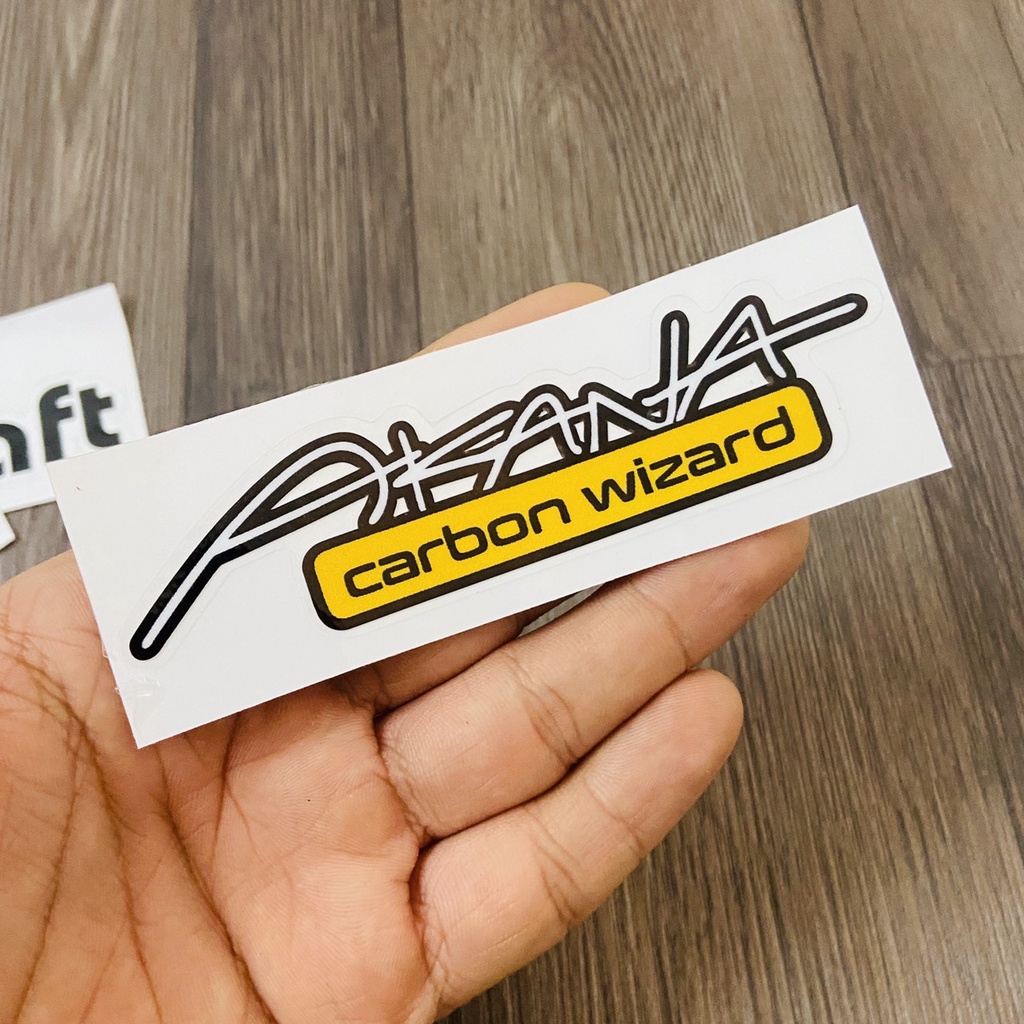 (TEM in UV) Tem chữ ký, tem LOGO chữ AKANA, tem trang trí xe máy