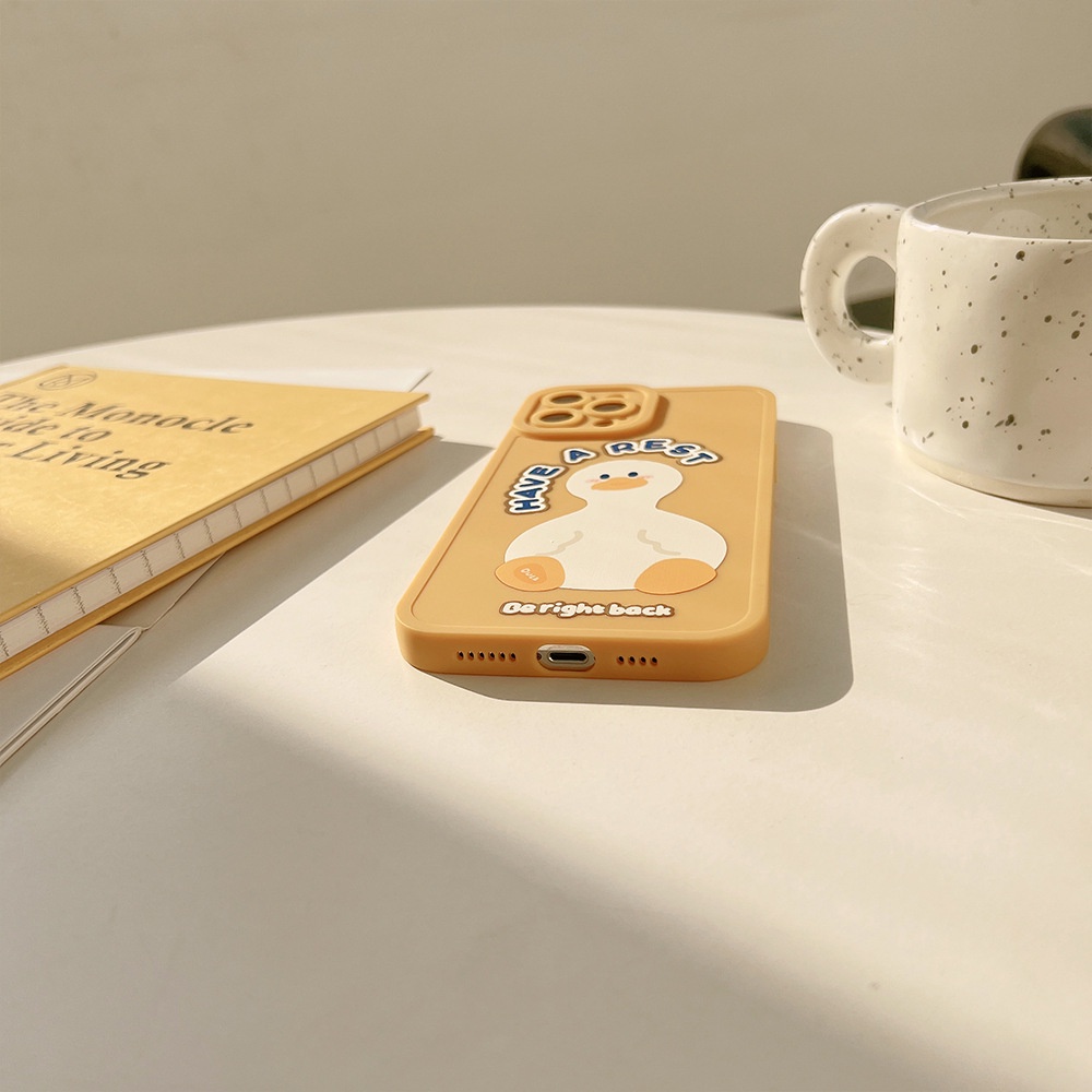 ốp iphone 11 Ốp điện thoại TPU mềm hình chú vịt dành cho IPHONE 11PRO MAX X XR XSMAX 7 8PLUS SE 2020 12PROMAX 12MINI 13PROMAX 13MINI