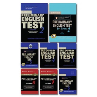 Trọn bộ 8 cuốn Preliminary English Test Cambridge