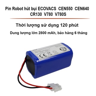 Mua Pin robot hút bụi Ecovacs CEN550 CEN 552 CEN640 CEN540 CEN546 CR130 CR131 V780 V780S 2800mAh