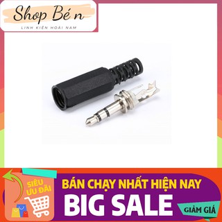 Đầu jack audio 3.5mm stereo đực nhựa