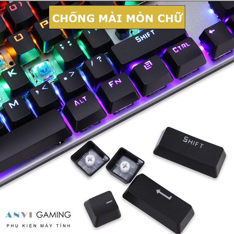 Bàn phím cơ Blue switch FOREV FV Q302 chính hãng Phím bấm cực nhạy, không rush