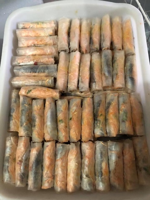 Chả giò cá trích - Khay 30 cuốn