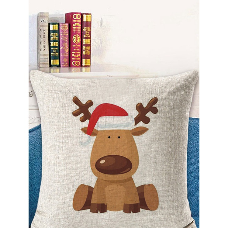 Vỏ gối in họa tiết giáng sinh thời trang thân thiện với môi trường