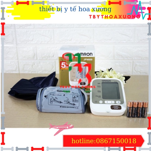 [Hàng Chính Hãng] Máy Đo Huyết Áp Bắp Tay OMRON JPN600 Tặng Bộ Đổi Nguồn Bảo Hành Chính Hãng 5 Năm