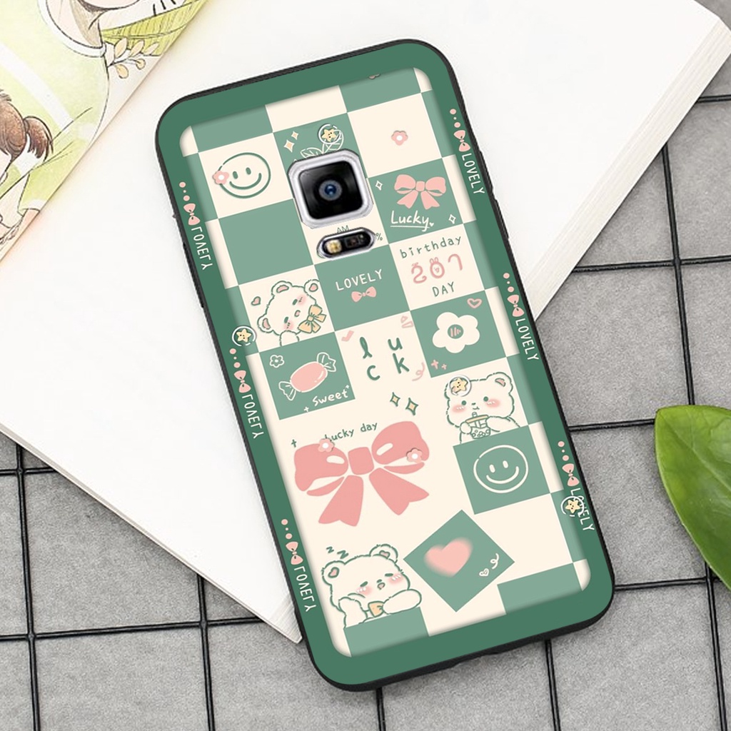 Ốp lưng Samsung Galaxy NOTE 4 in hình cao cấp mẫu kẻ caro,mikenbe@r siêu hot