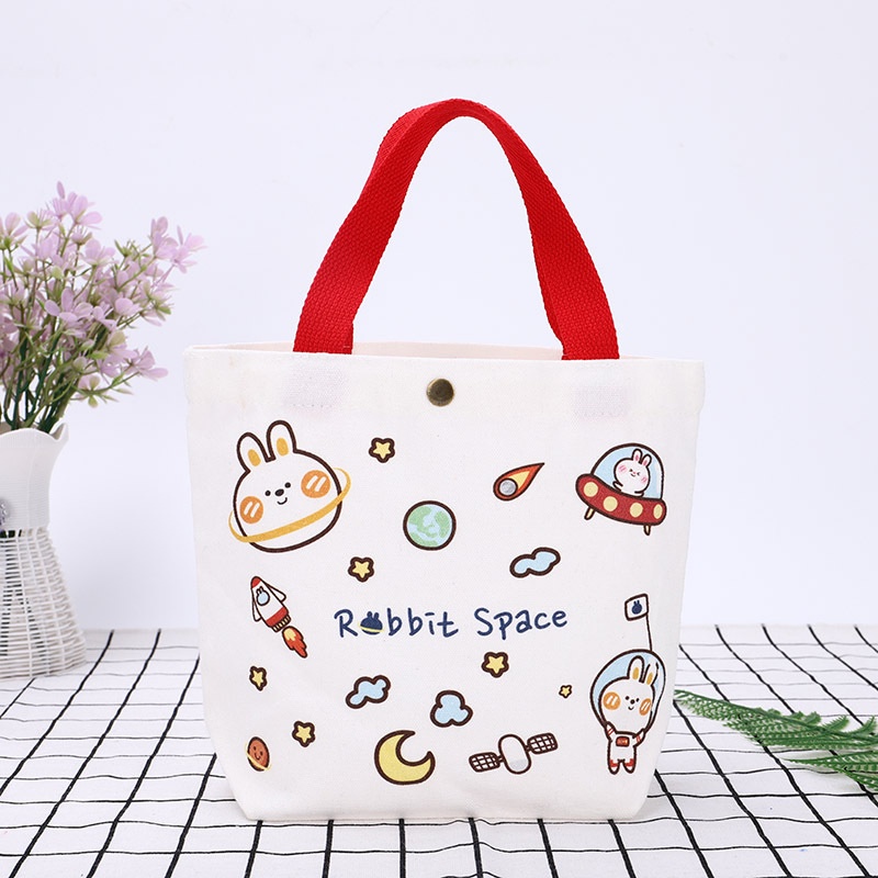 Túi Vải Đựng Hộp Cơm Trưa Phong Cách Nhật Bản Mới