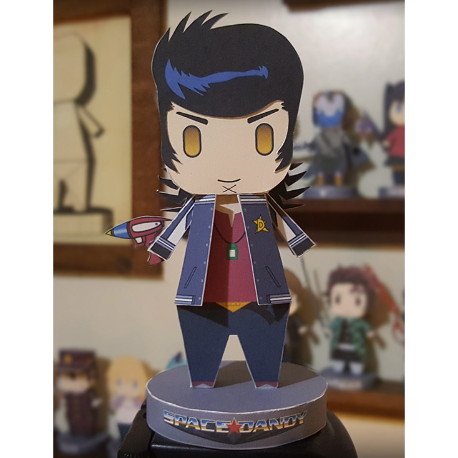 [ Standee Anime ] Giấy xếp mô hình nhân vật Space Dandy