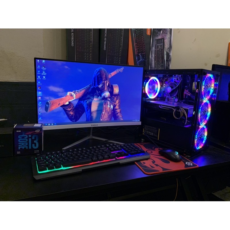 bộ máy i3 10100f new màn 24 cong new | BigBuy360 - bigbuy360.vn